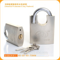 2015 Europe Market Good Quality Shackle Protected Nickle Plated Padlock With S Key